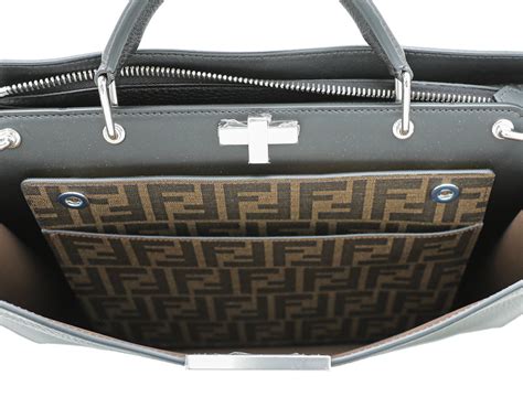 fendi peekaboo selleria large black|fendi peekaboo iseeu.